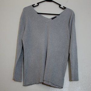 Bay Studio Career silver sweater size medium.